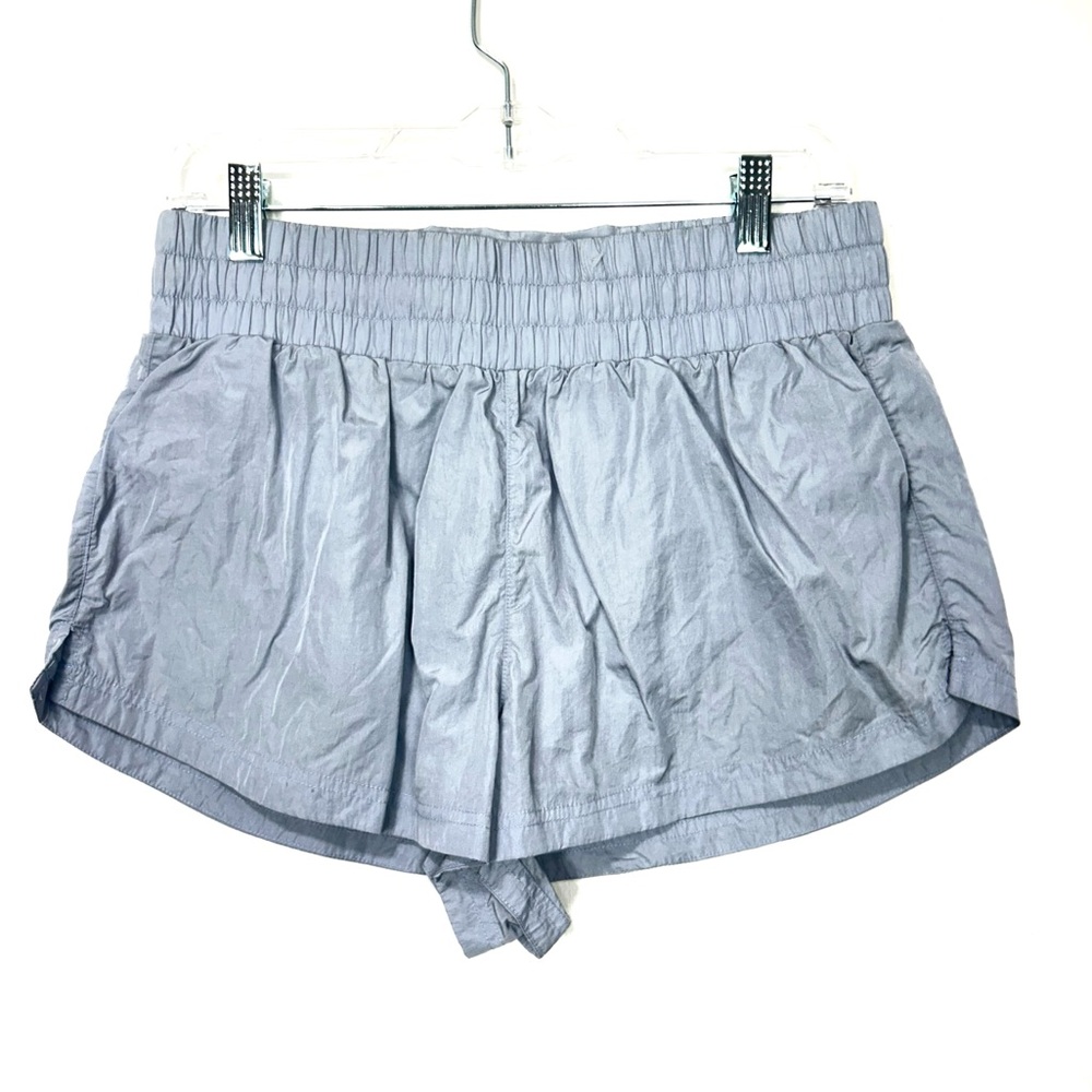 Varley Gray/Blue Athletic Running Shorts W1